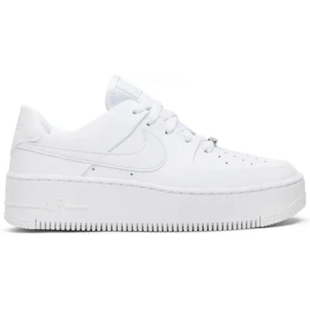 Nike Air Force 1 Sage white leather low sneakers. 🤍